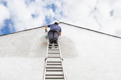Peinture extérieure à Béruges — façades et ravalement